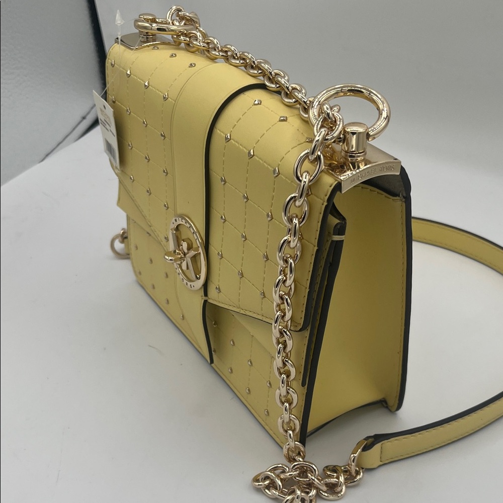 Michael Kors Lemon Crossbody Bag with Gold Chain— NWT - Picture 3 of 7